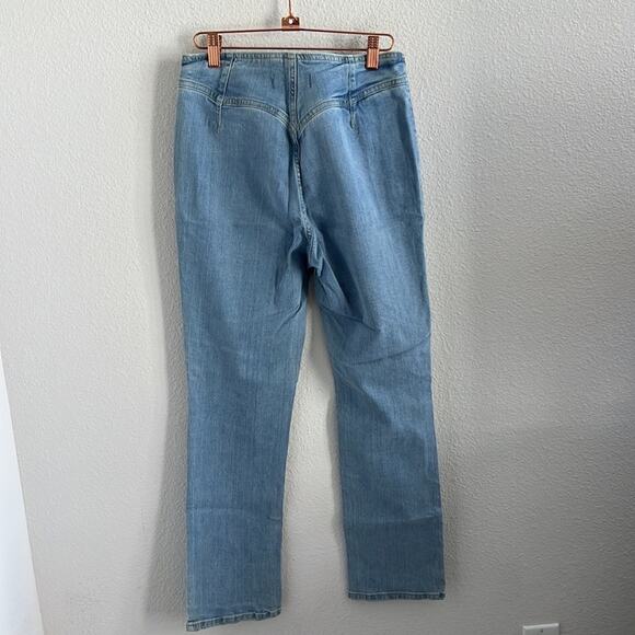 Free People We The Free Tex Slim High Rise Button Fly Jean 28 - Picture 3 of 8